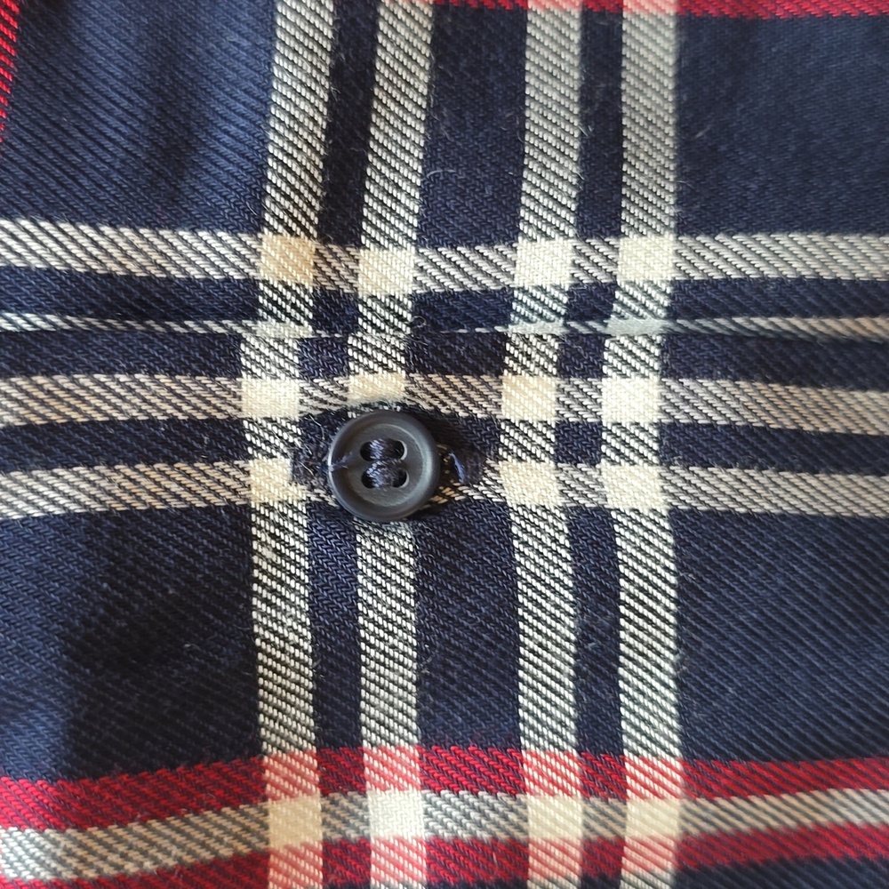 ZARA Trafaluc Collection, Plaid Relaxed Blouse, Lace Up Sides, EUC, Women's L - Picture 6 of 14
